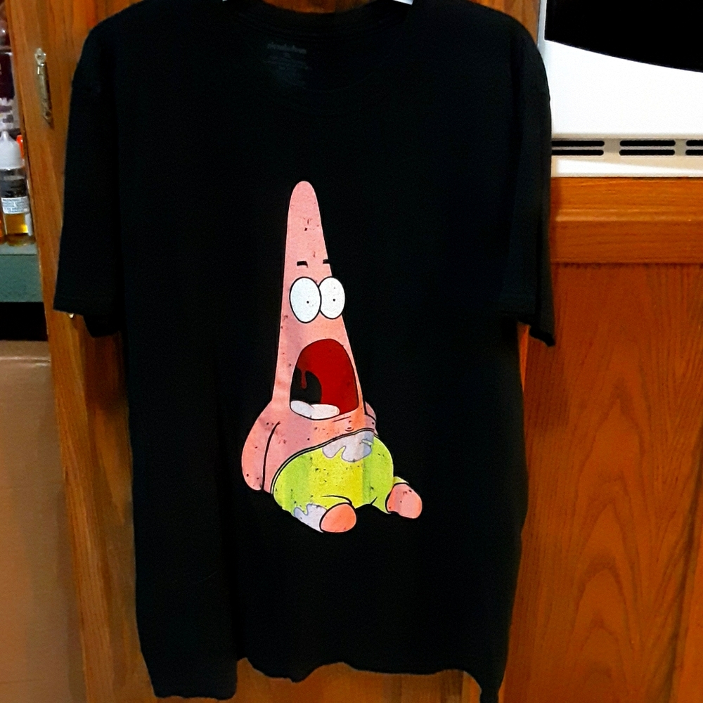 XL Nickelodeon Black shirt with "Patrick"